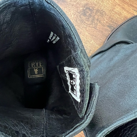 Frye Jenna engineering bootie. Size 7 black - Picture 6 of 12